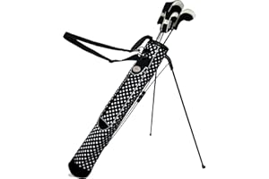 Women's Ultralight Sunday Bag | Taboo Fashions Stand Bag | Range Bag, Par 3, Executive Course | Self Flexing Stand, Adjustable Strap