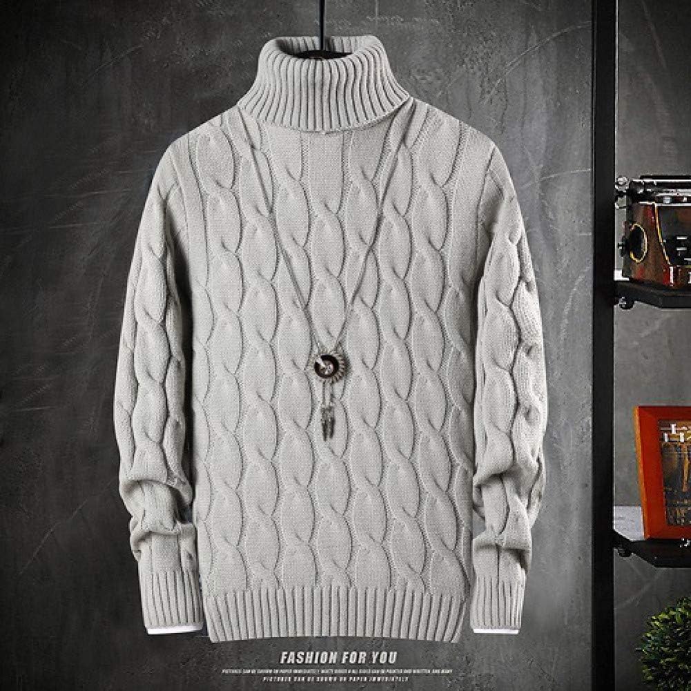 DJJCN Jersey De Cuello Alto De Moda De Invierno Jerseys Masculinos