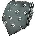 Men's Dentist Tie - Tooth & Teeth Necktie - Orthodontist Gift