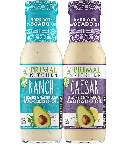Amazon.com : Primal Kitchen Ranch Dressing & Marinade and Cilantro Lime Dressing & Marinade, Made with Avocado Oil and Cage-Free Eggs, 8 Fluid Ounces, Variety Pack of 2 : Grocery & Gourmet Food Amazon.com : Primal Kitchen Ranch Dressing & Marinade and Cilantro Lime Dressing & Marinade, Made with Avocado Oil and Cage-Free Eggs, 8 Fluid Ounces, Variety Pack of 2 : Grocery & Gourmet Food