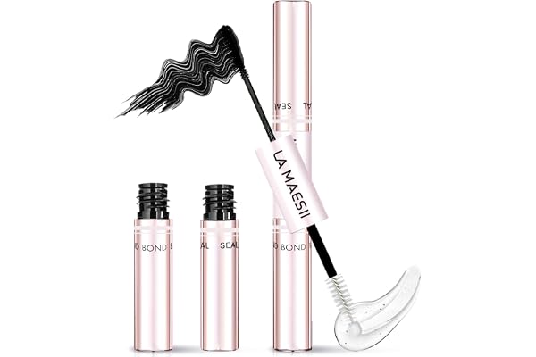 LA MAESII Lash Cluster Glue, Lash Bond and Seal Waterproof, Bond and Seal Lash Glue, 2-in-1 Eyelash Glue Home Use Strong Hold