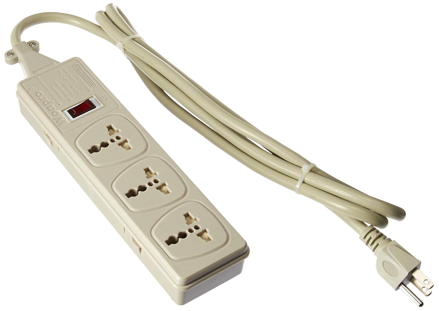 Wonpro WES4.3D105 Universal Power Strip with 3 Outlet Amazon.in