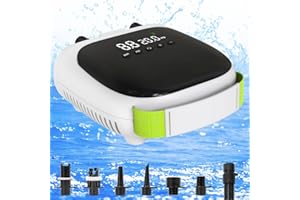 Chamvis Paddle Board Pump, SUP Pump for Paddle Board Electric Air Pump: Inflation/Deflation 12V DC SUP Air Pump with Auto-Off for Inflatable Stand Up Paddle Boards, Kayaks, Boats