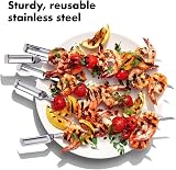 OXO Good Grips Grilling Skewers Set of 6 Stainless Steel view 6