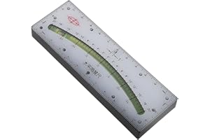 FOMIYES Rv Level Gauge Plastic Inclinometer 20 Degree Slope Angle Indicator Van Trailer Leveler for Camper