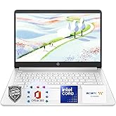 HP Ultrabook Laptop with Copilot AI & Office 365 • Intel High Performance CPU • 8GB RAM • 1.3TB Storage (320GB SSD and 1TB OneDrive) • Windows 11 w/o Earbuds