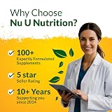 Nu U Nutrition Vitamin D 4000IU 365 Softgels Quadruple Strength UK Made view 9
