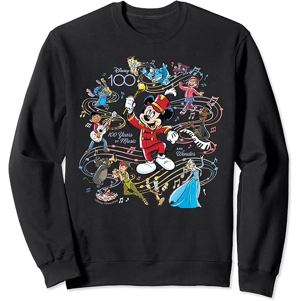 パーリーゲイツ　　WONDER / MICKEY　ディズニー100周年シャツ Amazon.com: Disney 100 Years of Music and Wonder Mickey Full