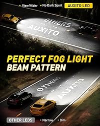 AUXITO 881 LED Fog Light Bulbs, 16,000LM 500% Super