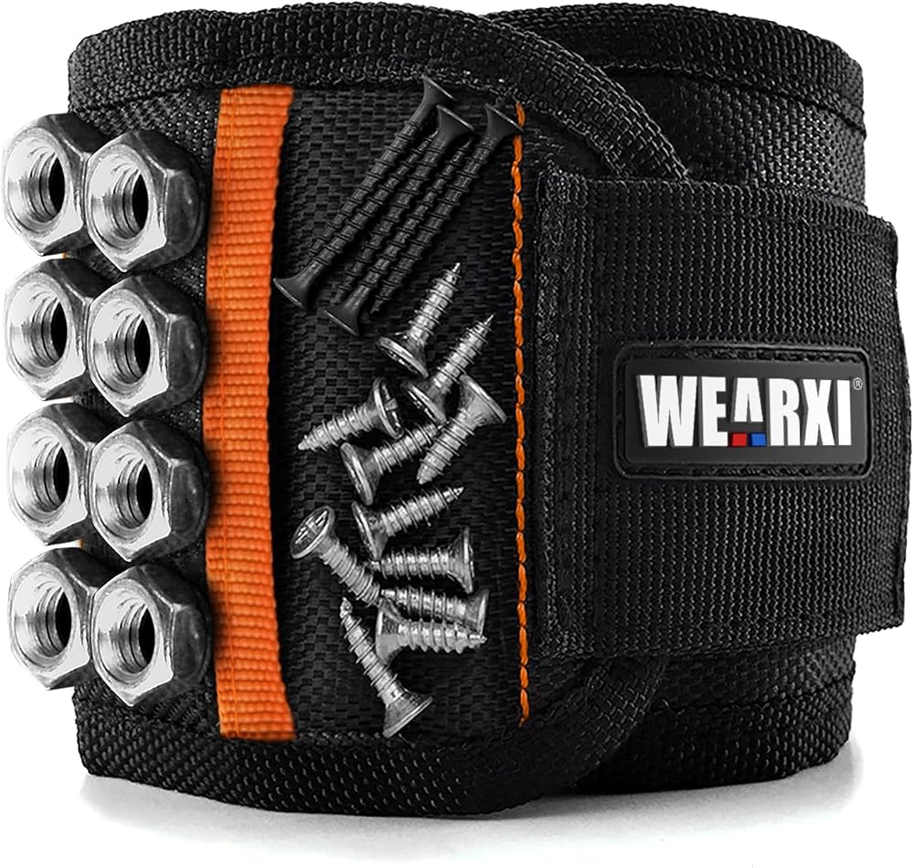WEARXI Magnetic Wristband for Men Tools Gifts Fathers Day Dad Birthday