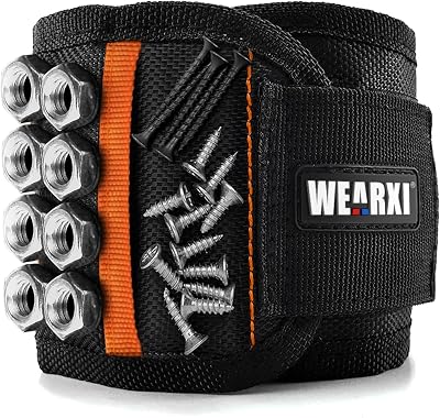WEARXI Magnetic Wristband for Men Tools Gifts Fathers Day Dad Birthday