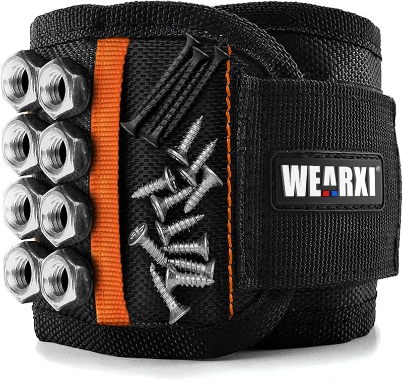 WEARXI Magnetic Wristband for Men Tools Gifts Fathers Day Dad Birthday