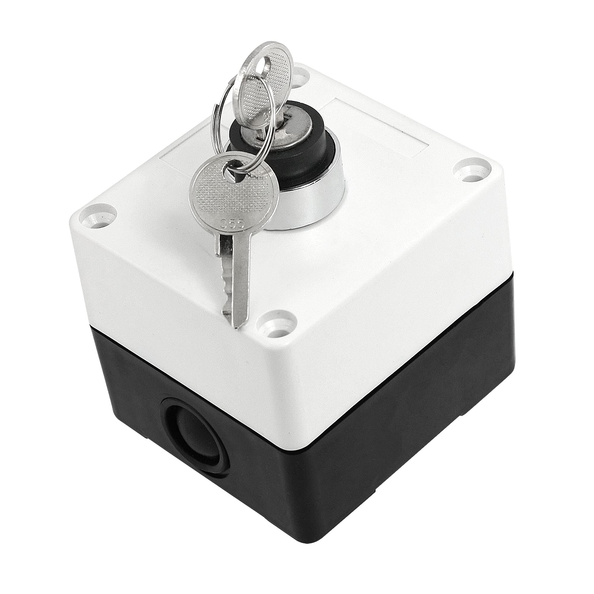 sourcing map On/Off/On 3 Positions 4 Terminals 2NO Key lock Rotary Switch Station