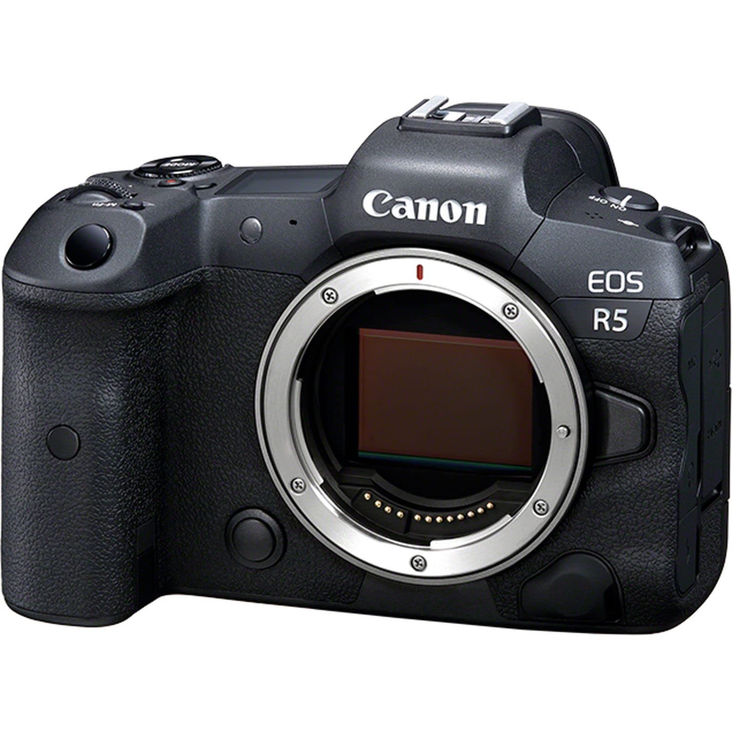 Canon EOS R5 Mirrorless Camera (Body Only), Full-Frame Hybrid Camera, 8K Video, 45 Megapixel CMOS Sensor, DIGIC X Image Processor, Up to 12 FPS, RF Mount, Black