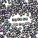 Letter Beads - 1000-Count Alphabet Beads for Kids Jewelry Making, Bracelet, Necklaces, Multicolored Cube Beads, 0.25 x 0.25 x 0.25 Inches