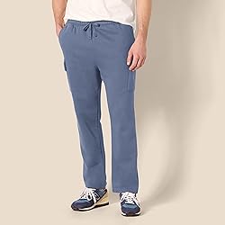 Amazon Essentials Men's Cargo Fleece Sweatpant with