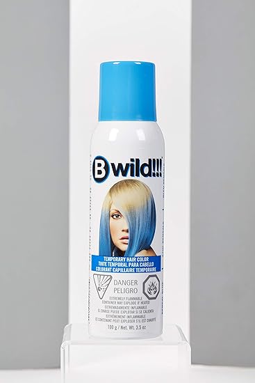 Amazon Com Bwild Temporary Hair Color Spray Bengal Blue