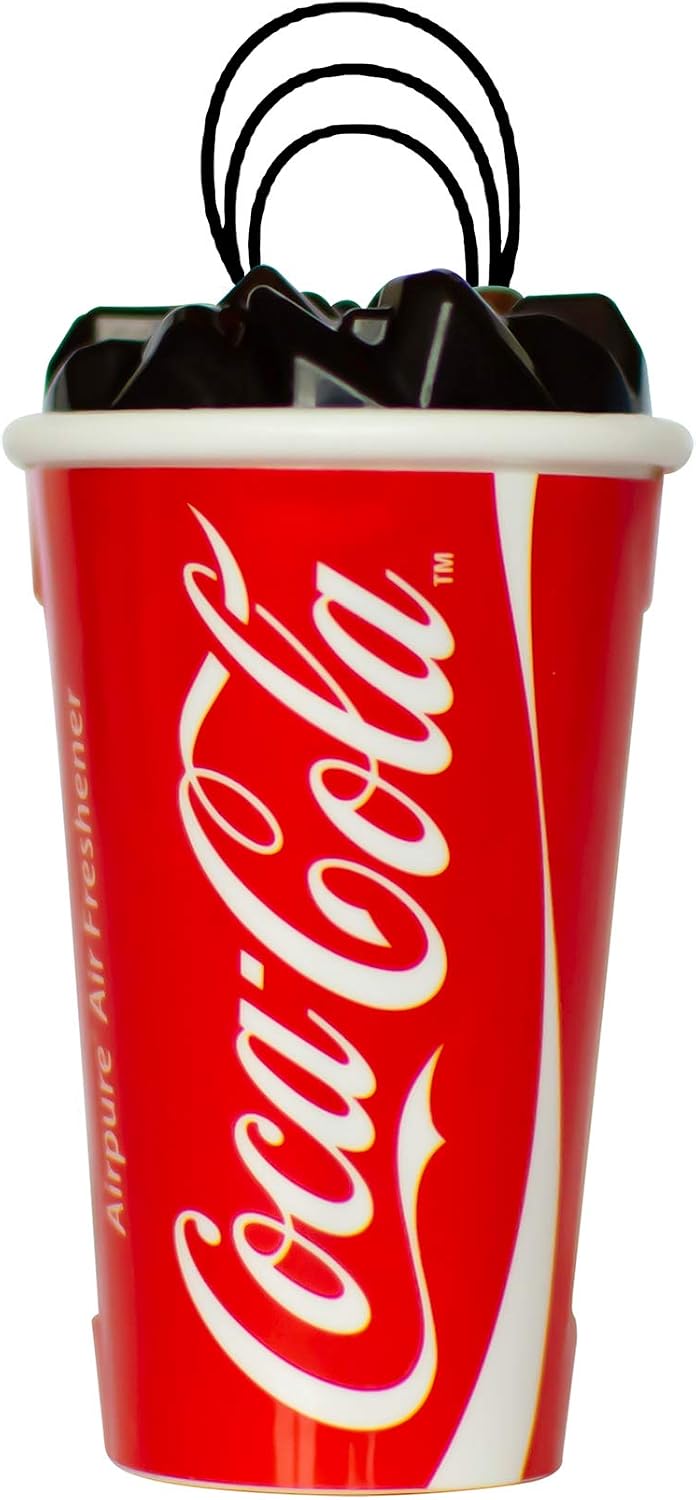 Coca Cola AIRPURE CAR AIR FRESHENER 3D COCA-COLA ORIGINAL, Red, Black, White - Image 4