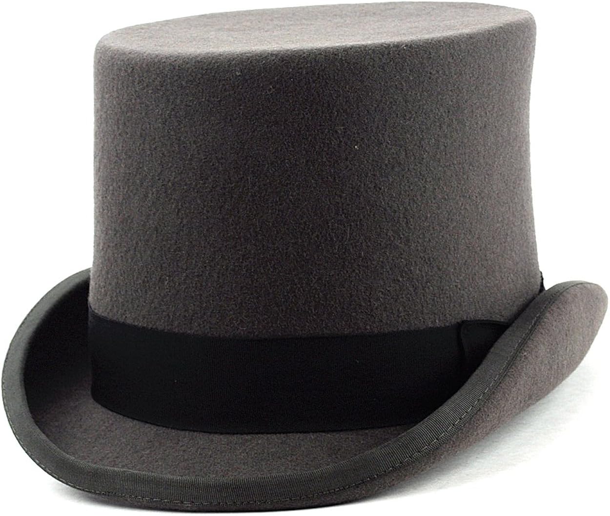 NYfashion101 Multipurpose Elegant Noble Classy Wool Gray Chimney Pot