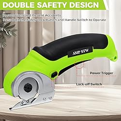 Cordless Electric Fabric Scissors, Power Rotary