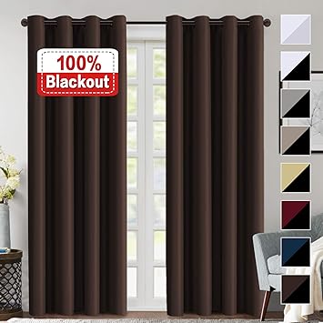 Amazon Com Flamingo P 100 Blackout Curtains 84 Inches Long Lined
