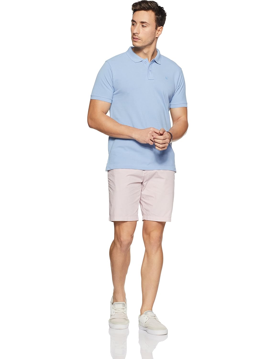 wrangler men's solid regular fit polo