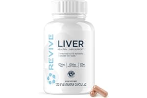 Revive MD Natural Liver Cleanse, Detox & Repair Supplement – Milk Thistle Liver Support Formula Promotes Healthy Liver Function & Helps Reduce Inflammation – 120 Capsules (30 Servings)