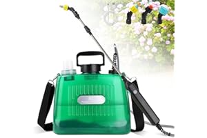 CHAMVIS Battery Powered Sprayer, 2 Gallon Electric Sprayers in Lawn and Garden Sprayer Pump Sprayer Outdoor Battery Operated Sprayer for Lawn & Garden