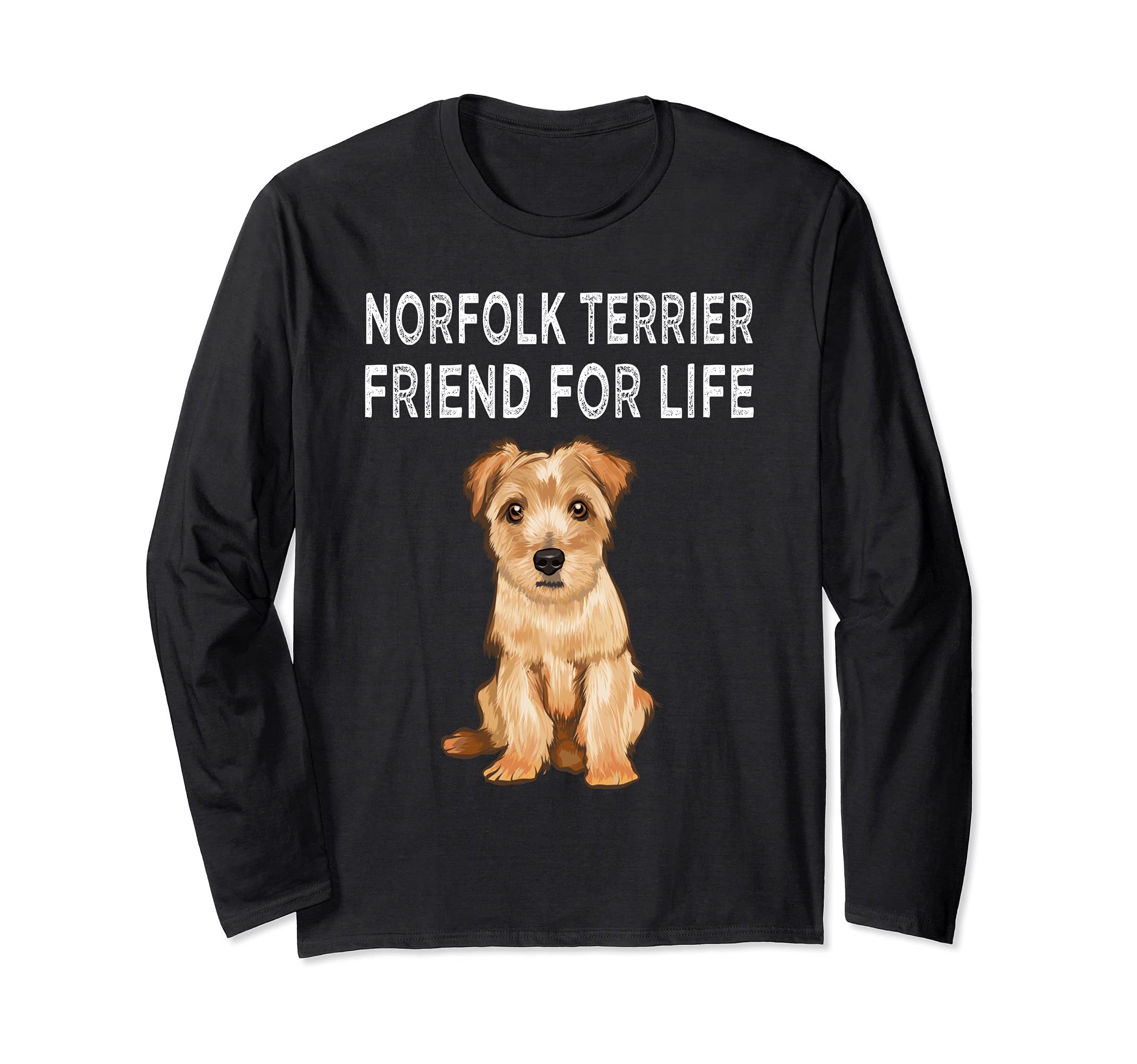 Norfolk Terrier Friend For Life Dog Friendship Long Sleeve T-Shirt