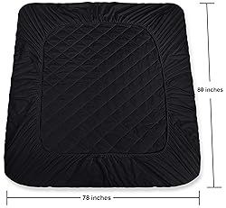 Utopia Bedding Quilted Fitted Mattress Pad, King