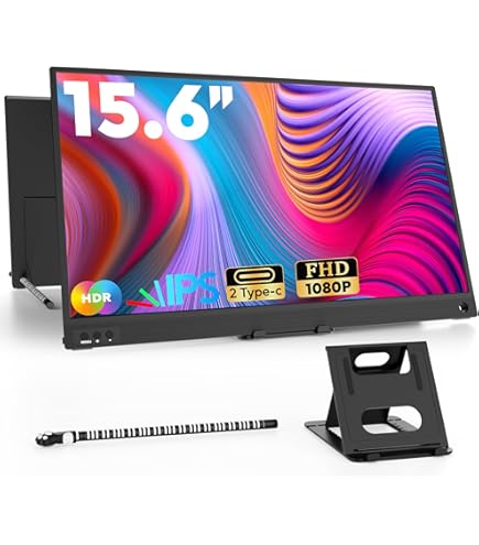 Amazon.com: ZSCMALLS 4K Portable Monitor, 15.6
