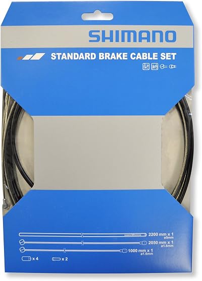 SHIMANO Universal Standard Brake Cable Set for MTB or Road Bikes