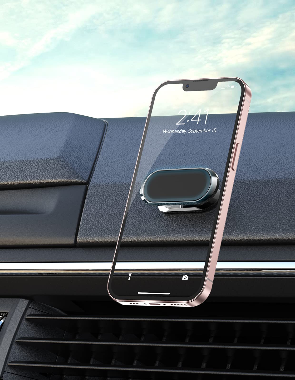Magnetic Phone Holder for Car[2 Pack],Phone Holders for Your car [Upgrade Magnet] -360 Rotation,Car Magnet Phone Mount Compatible with All Cell Phone