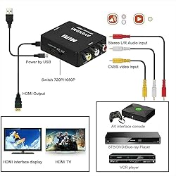 BD&M AV to HDMI Converter, RCA to HDMI