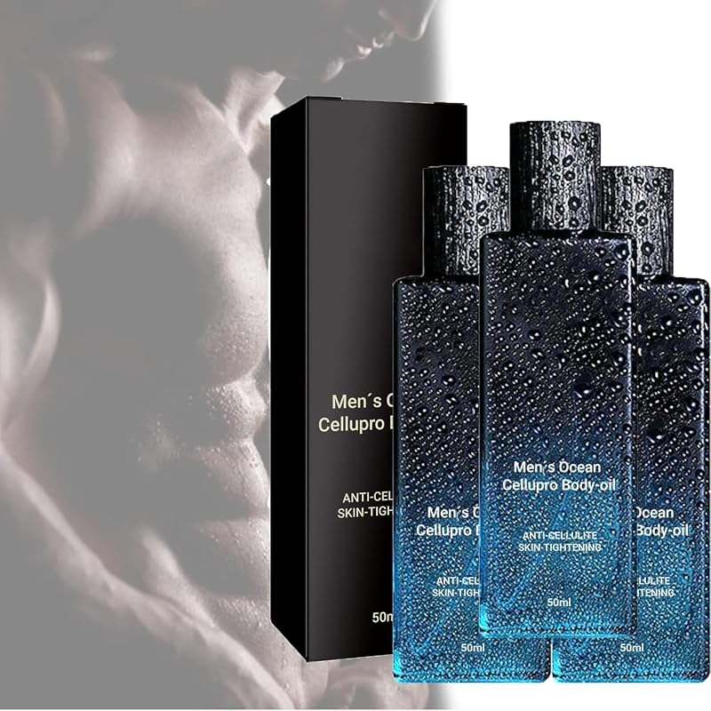 COTTNY Men's Ocean Cellupro Body Oil 50ML Natural Anti-Cellulite Firming