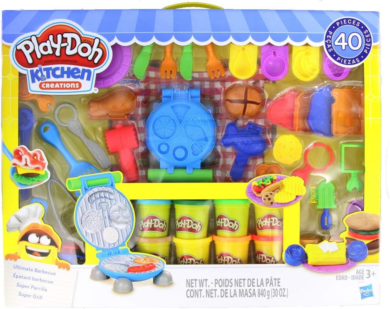 Toys & Hobbies PlayDoh Kitchen Creations Ultimate Barbecue Set 40