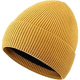 Connectyle Kids Beanie Hat Warm Winter Hats for Boys Girls Fleece Lined Knit Kids Hat for Ages 1-5