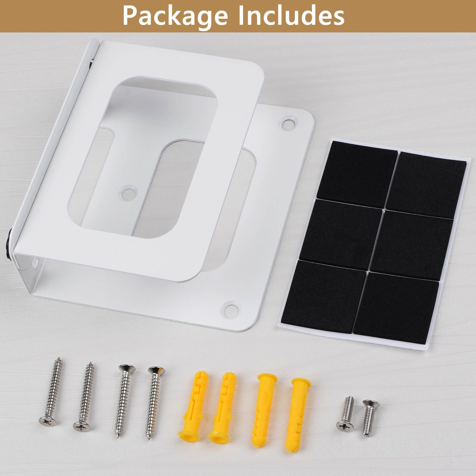 Mua Cable Box Mount Adjustable Small Wall Mount Holder for Narrow Media ...