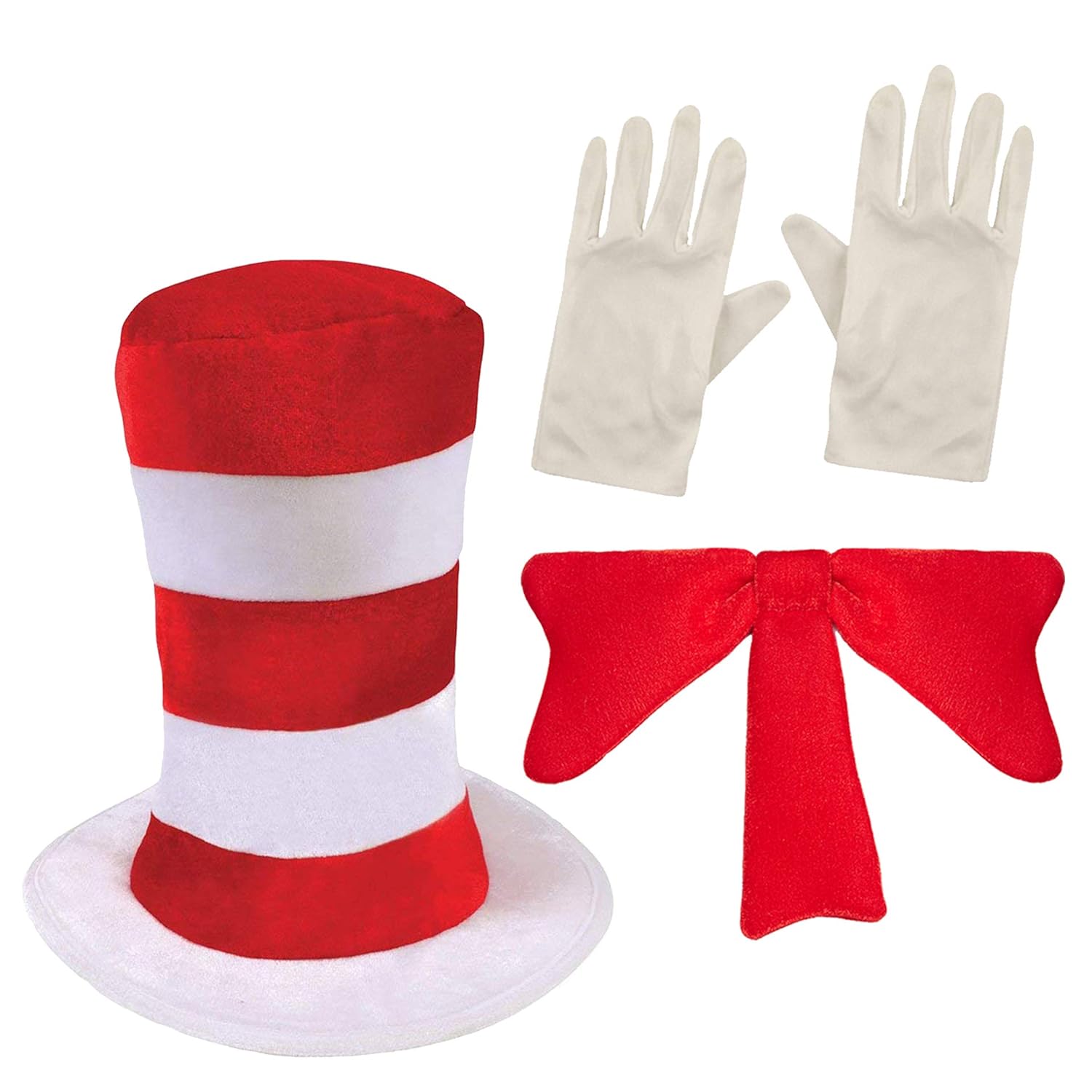 Cat in the Hat inspired 3 piece set (ADULT) Amazon.co.uk Toys & Games