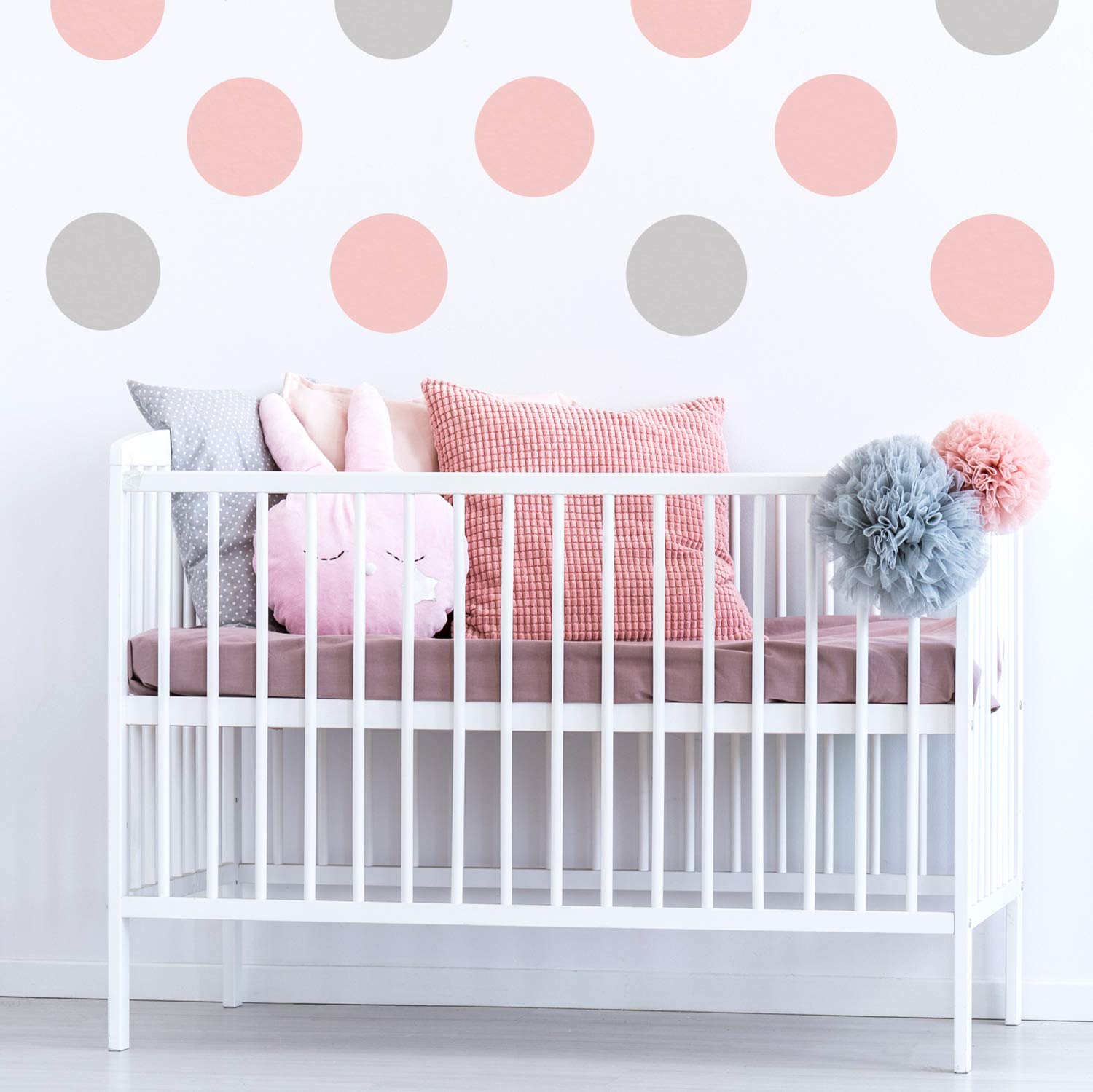 Circle Wall Stickers | Lots of Colours Options Available | Perfect for a Baby's Nursery or Child's Bedroom