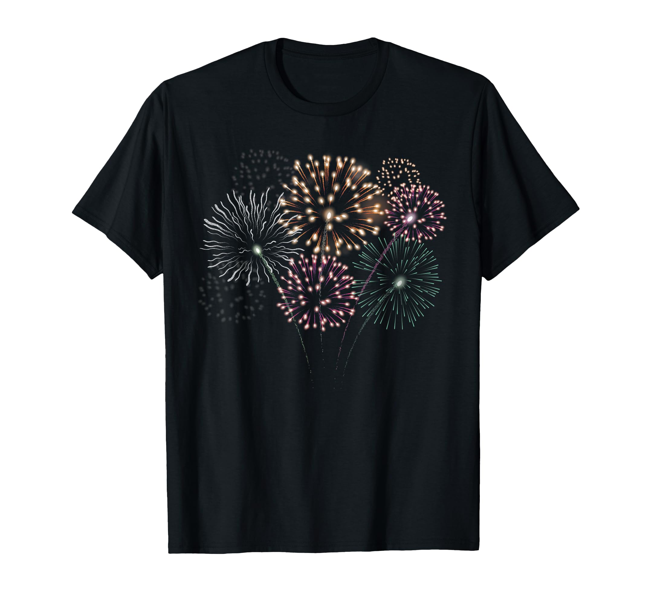 Photo 1 of 4th Of July Grand Finale Firework Show Tshirt Red White Blue T-Shirt  L