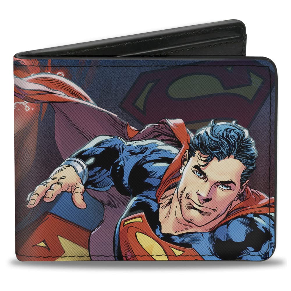 Buckle Down - Bi-Fold Wallet Bifold Wallet Superman Men, Multicoloured