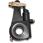 R801074 Automatic Slack Adjuster, 1.5 in 28 Spline, 6 in Arm with Clevis | Replaces Meritor R801074/801074 and R803112/803112; 1.5 in 28 spline, 6 in arm for truck trailer brakes