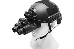 BINOCK Night Vision Goggles, 4K Night Vision Binoculars for Adult, 3D Naked-Eye Display Infrared NVG for Helmet with 7 Level Brightness Adjustment, Waterproof