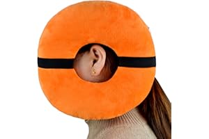 welsoon Pillow with Ear Hole Piercing Ear Pillow with Headband for Side Sleepers Ear Pain CNH Ear Guard Cushion