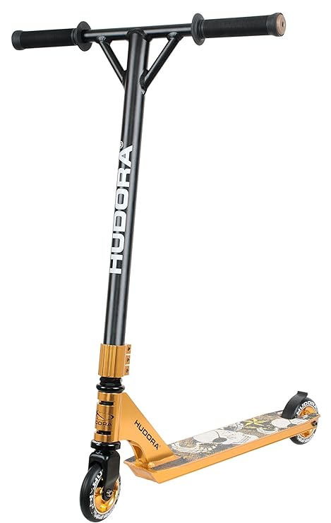 HUDORA Stunt-Scooter XR-25 gold -14027 - Freestyle Tretroller