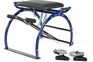 BALANCED BODY Moxxi Pilates Chair, Exercise Chair with Resistance Bands, Workout Equipment for Home Gym, Up to 250 lb Weight Capacity