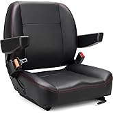 SEATIN Universal Forklift Seat,Tractor Seat,with Micro Switch,Armrest and Safety Belt,for Tractor,Mower,Skid Loader,Telehandler,Backhoe,Excavator Dozer&hellip;