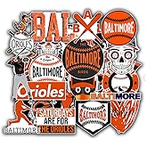 26 PCS American Baseball Team Stickers for Water Bottle, Laptop, Bicycle, Computer, Motorcycle, Travel Case, Car Decal Decoration Sticker 2-2.5 inches