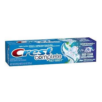Crest complete multi-benefit whitening&deep clean toothpaste (037000480686)